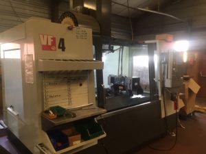 Haas VF-4 CNC Vertical Machining Center 5 Axes – Year 2015