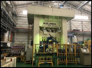 Kojima HSP-20000 hydraulic Press 2000 Ton- Year 2004