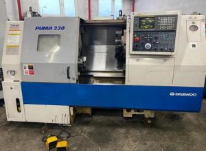 Daewoo Puma 230C CNC Lathe – Year 2000