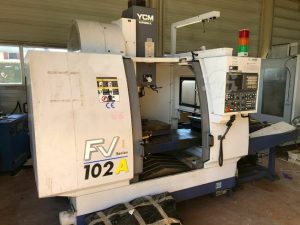 YCM FV 102 A CNC Vertical Machining Center – Year 2003
