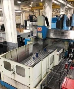 VISION WIDE V-TEC VF-4000 CNC Vertical Machining Center Double Column 5 Axes 4 Meters – Year 2006