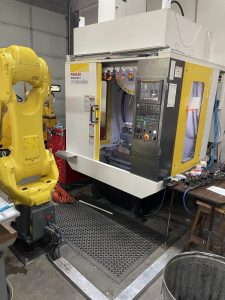 Fanuc RoboDrill 5X A-D21MiB5 VMC + Robot Cell – Year 2018