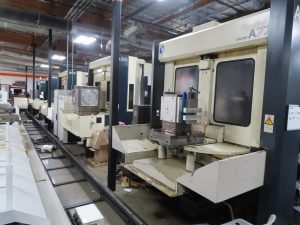 MAKINO A88 Cell System  18 Pallet FMS  4 Makino Machines