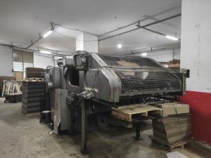 Bobst SP 1260 E-500T Die-cutter – Year 1974