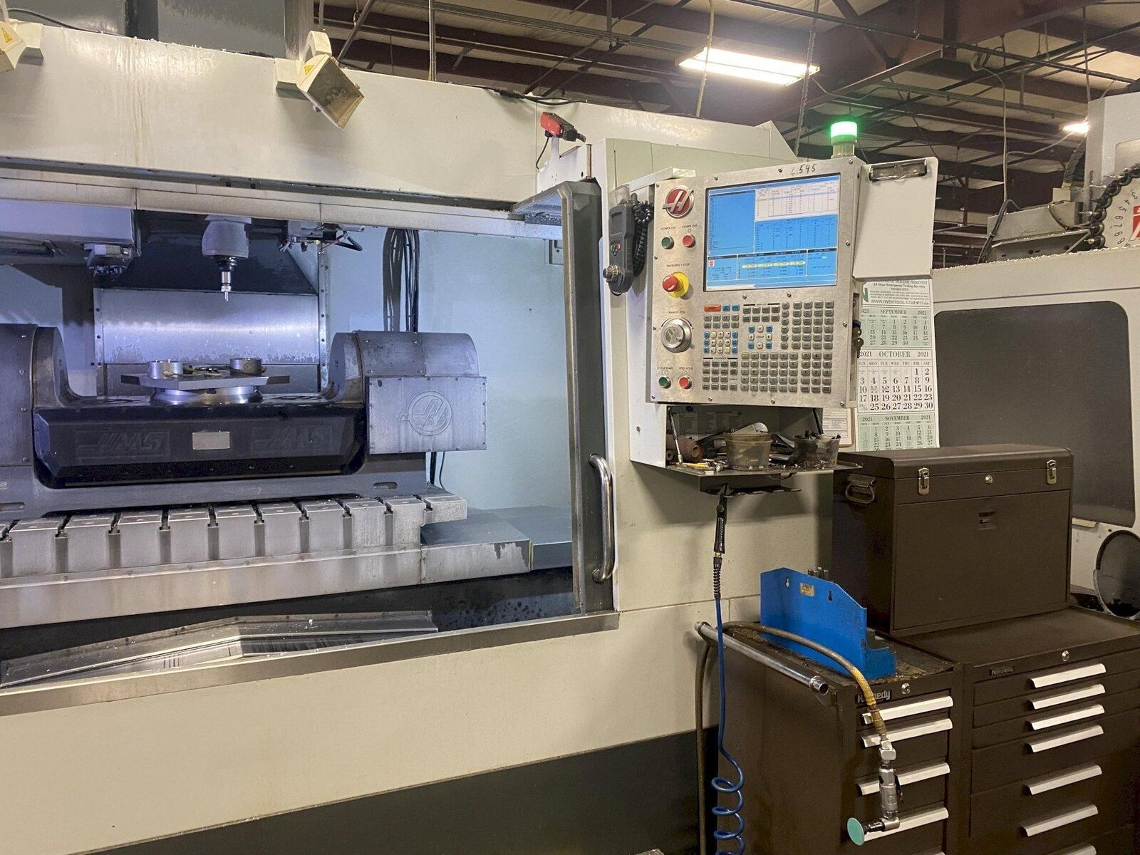 Haas VM6 + TR 310 5Axis Trunion Table Cncbul.co.uk