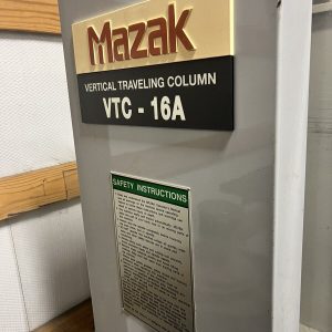 Mazak VTC-16A - Year 1999