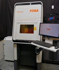 FOBA M2000P Workstation Fiber Laser Marking System – Year 2017
