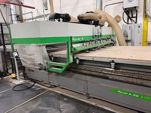 Biesse Rover A 22 31G Nested Double Cell CNC Routers with Overturning Conveyor