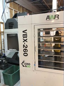 AWR VBX-260 Automated CNC Loading and Unloading Robot Cell – Year 2022