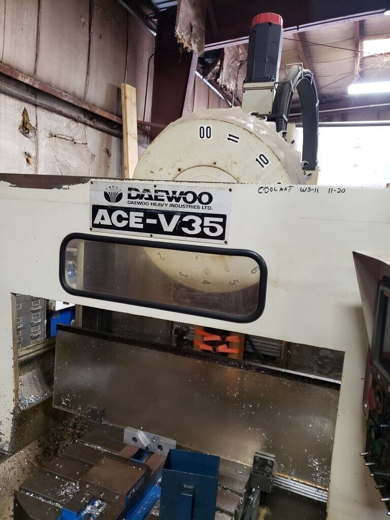 Technical Buyer’s Handbook: Assessing Pre-Owned , Used , Secondhand, Surplus CNC Machines Before Purchase Daewoo Ace-V35 made in South of Korea