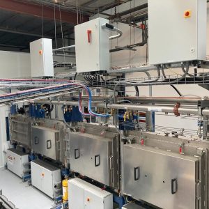 Vertical Inline Vacuum Deposition System