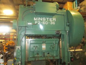 Minster P2-60-36 Straight Side Stamping Press – Year 1969