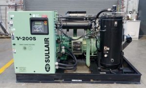 SULLAIR V-200S Rotary Screw Air Compressor – Year 2009