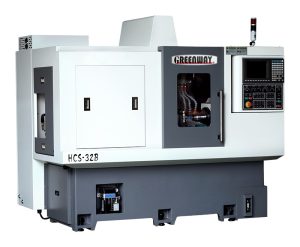 Greenway HCS-32B Dual-Spindle CNC Lathe – Year 2019