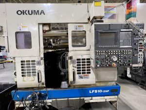 OKUMA LFS10-2SP Twin Spindle CNC Lathe – Year 1997