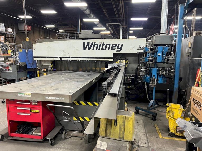 What Do Buyers Look for Before Investing in a Pre-Owned, Used, Secondhand, Surplus CNC Equipment Before Purchase WHITNEY 3400XP CNC Punch & Plasma Plate Fabricator Combination Machine made in USA