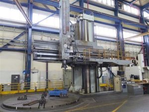 Schiess 3VKE 500/900 CNC Openside Vertical Boring Mill – Retrofit 1997