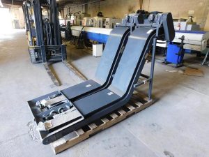 Jordan Industrial Elevated Chip Conveyor for Okuma Genos L3000-E – Year 2021