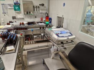 OPTIMA INOVA VFVM 7042 Vial Filling Line with RABS B44551 – Year 2008