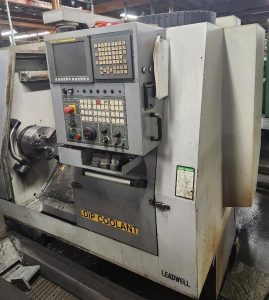 LEADWELL T-8 CNC Slant Bed Lathe – Year 2007
