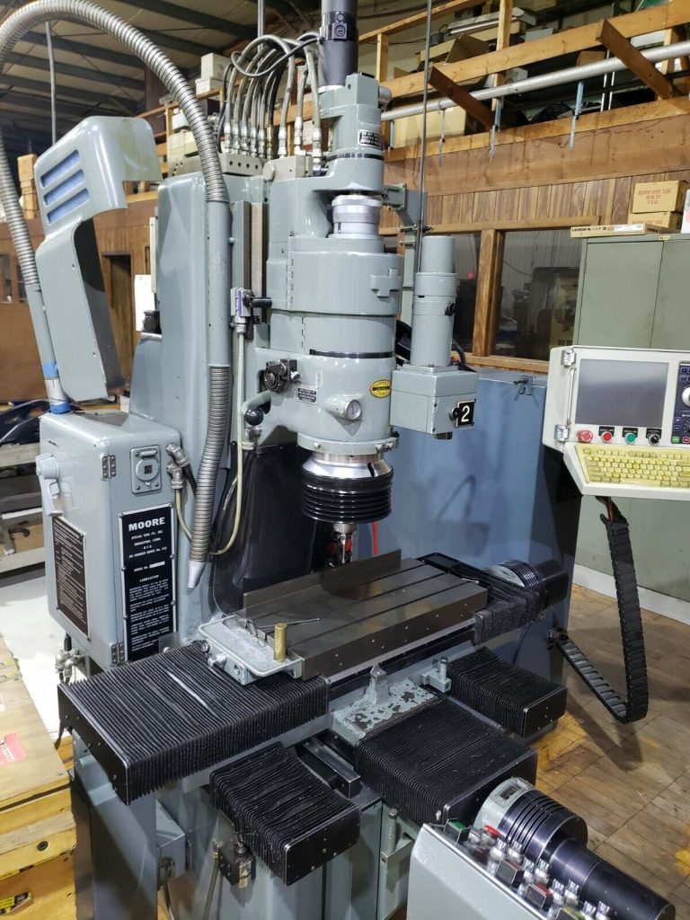Technical Buyer’s Handbook: Assessing Pre-Owned , Used , Secondhand, Surplus CNC Machines Before Purchase Moore G18 CNC Jig Grinder Machine made in USA