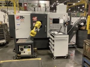 Haas ST-20Y CNC Lathe with Robot – Year 2020