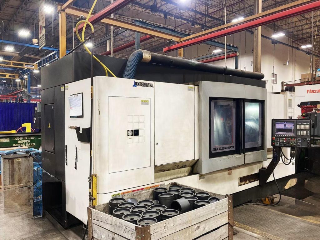 OKUMA MULTUS B400II-W Big Bore CNC MultiTasking Machine - Year 2012