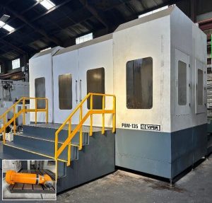 Mighty Viper PBM-135 CNC Table Type Horizontal Boring Mill – Year 2016