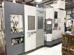 OKUMA SPACE CENTER MA-400HA CNC Horizontal Machining Center – Year 2005