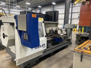 Weiler E50x2000 CNC Flat Bed Lathe – Year 2012