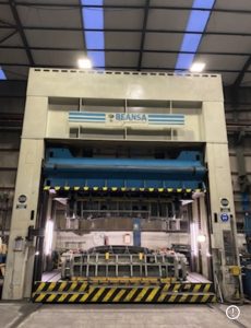 BEANSA BE-5000 H-Frame Hydraulic Press 300 Ton – Year 1990