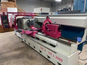 Geminis GHT 4 – 720 X 2000 CNC Flat Bed Lathe – Year 2005