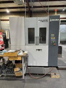 OKUMA SPACE CENTER MA-400HA CNC Horizontal Machining Center – Year 2008