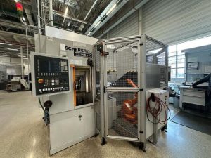 Scherer Feinbau VDZ120 DS CNC Vertical Lathe – Year 2009