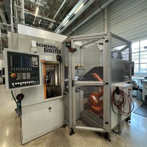 Scherer Feinbau VDZ120 DS CNC Vertical Lathe - Year 2009