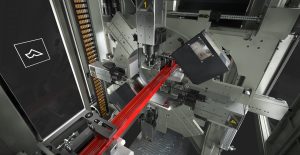 Emmegi Quadra L2 18-axis CNC Machining Centre for Aluminium and Light Alloy Profiles – Year 2018