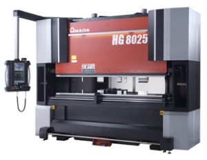 Amada HG 8025 CNC Multi Axis Hybrid Drive Press Brake – Year 2017