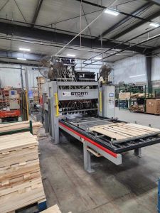Storti T-Flex Block Pallet Nailer Pallet Production Machine – Year 2018