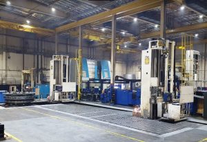 Giddings & Lewis 70-H60-UF6 + 70-H60-UF CNC Floor Horizontal Boring Mill Total 2 Machines – Year 1984