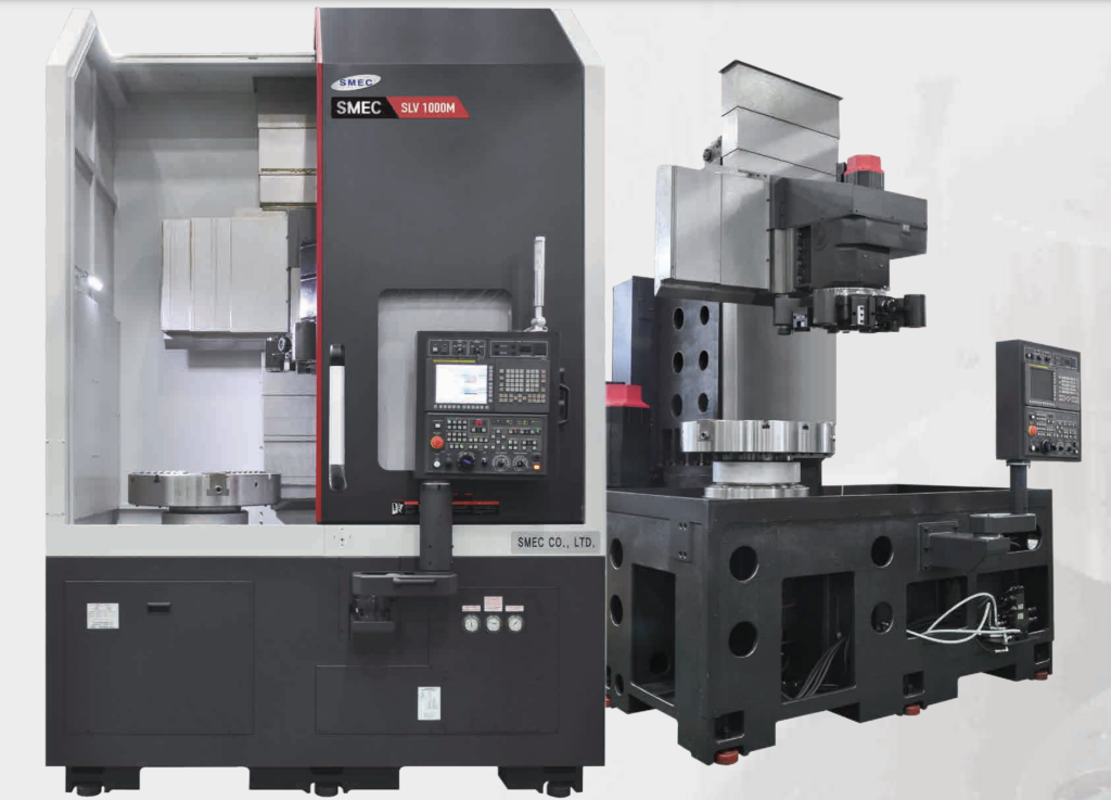 Why do Customers prefer using Samsung SMEC SLV 1000M C Axis CNC Vertical Lathe made in South of Korea?