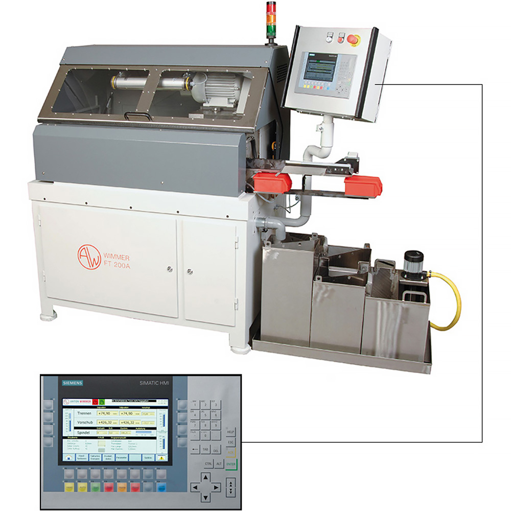 What is Fully Automatic Cut-Off Hard Materials( Tungsten carbide ,High-speed steel ,Metal alloys, Stainless steel ,Ceramics Tungsten, Carbon fibres Glass etc.) Machine?