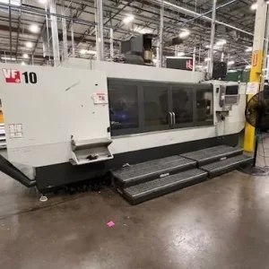 Haas VF-10/40 with HRT-310 4th Axis Rotary Table - Year 2015