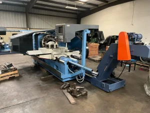 MAZAK PMC Power Master Chucker CNC Heavy-Duty Flat Bed Oil Country Pipe Threader Lathe – Year 2000