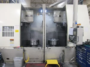OKUMA & HOWA 2SP-V80 CNC Twin Spindle Vertical Lathe – Year 2005