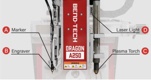 Bend-Tech Dragon A250 CNC Tube and Pipe Plasma Cutting Machine – Year 2022