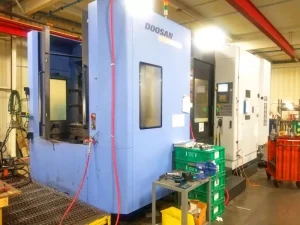 DOOSAN HP 6300 CNC Horizontal Machining Center with Pallet Changer – Year 2008