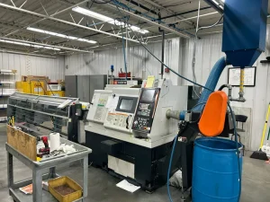 Mazak QTN-100 CNC Lathe with LNS Bar Feeder – Year 2004