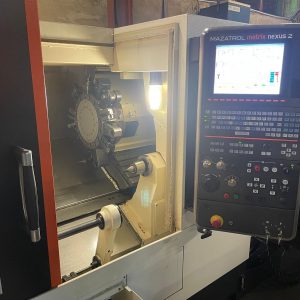 Mazak QUICKTURN NEXUS 200-II MY CNC Turning Center + IEMCA Automatic Bar Feeder  - Year 2014
