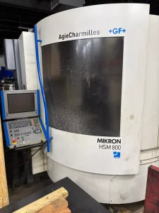 Agie Charmilles Mikron HSM 800 CNC Simultaneous 4 Axes – Year 2003