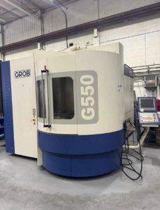 Grob G550 CNC 5-Axis High Speed Horizontal Machining Center – Year 2014